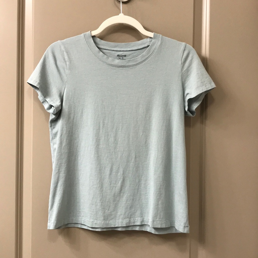 Madewell light sage green t-shirt size small
